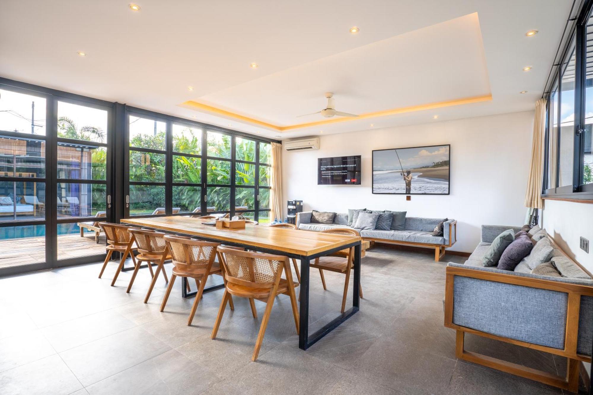 Brand New 5 Bedroom Villa Enclosed Living Room Canggu Dış mekan fotoğraf